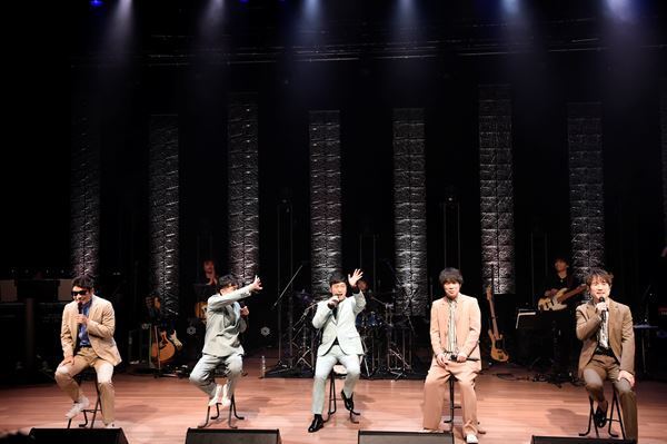 ゴスペラーズ、一夜限り“カップリング三昧”の無観客配信ライブ開催「次はアカペラツアーで会いましょう！」