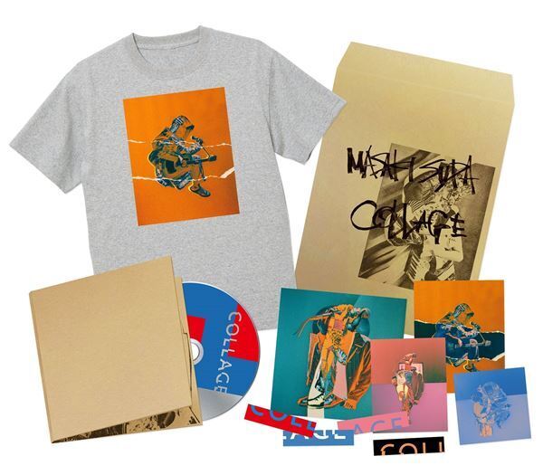 菅田将暉、ニューアルバム『COLLAGE』全ジャケット公開　本人制作のコラージュアートも