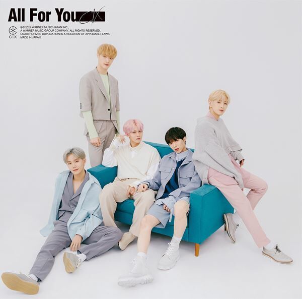 CIX、日本2ndシングル『All For You』ジャケット公開