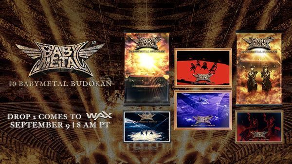 BABYMETAL、限定トレーディングカード『10 BABYMETAL BUDOKAN』発売決定　ゴールドLP付特別仕様も