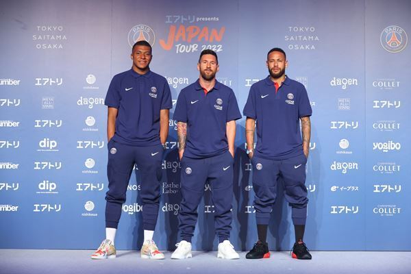 新銀河系軍団PSGが日本ツアー3連戦へ！　エムバペ＆メッシ＆ネイマールの余裕を消せるか?