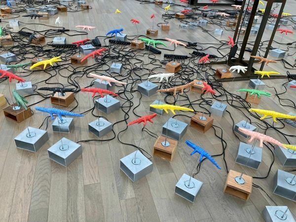 ワニが1100体超！その理由とは？ 『ワニがまわる タムラサトル』展示の様子をレポート！