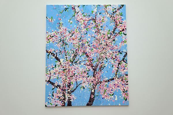 『ダミアン・ハースト　桜』国立新美術館にて開幕　巨大キャンバスに描かれた満開の桜でひと足早いお花見を