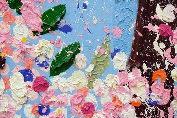 『ダミアン・ハースト　桜』国立新美術館にて開幕　巨大キャンバスに描かれた満開の桜でひと足早いお花見を