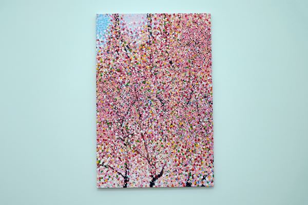 『ダミアン・ハースト　桜』国立新美術館にて開幕　巨大キャンバスに描かれた満開の桜でひと足早いお花見を