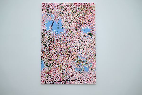 『ダミアン・ハースト　桜』国立新美術館にて開幕　巨大キャンバスに描かれた満開の桜でひと足早いお花見を
