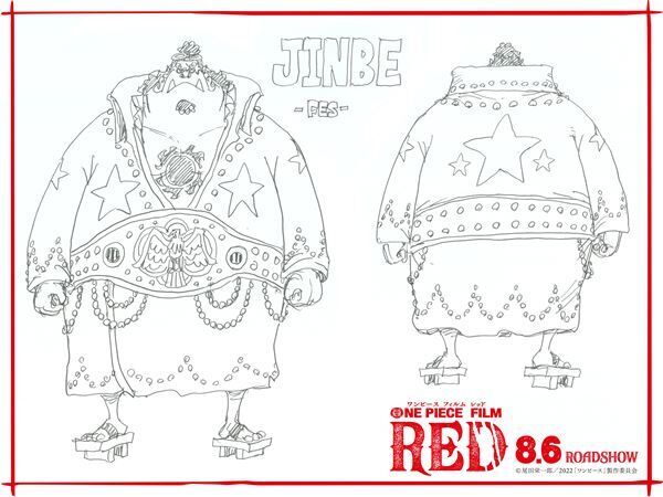 ルフィら麦わらの一味がフェスに参戦⁉　尾田栄一郎描き下ろし『ONE PIECE FILM RED』設定画公開