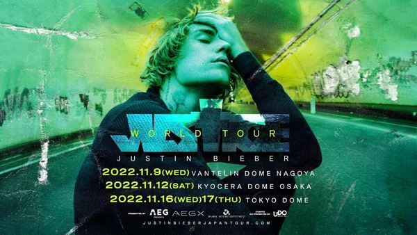 ジャスティン・ビーバー、6年ぶり4度目の来日公演は初の3大ドームツアー「今から興奮しています！」