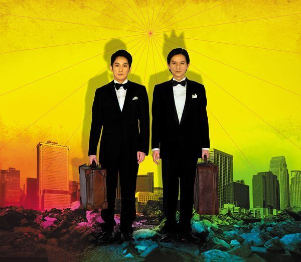 岡本健一＆成河による二人芝居『建築家とアッシリア皇帝』ビジュアル＆コメント公開