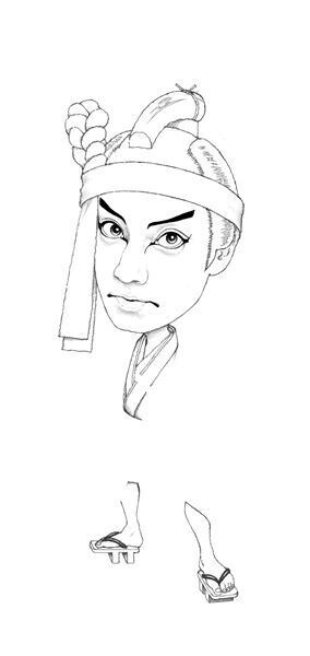 襲名披露興行中の市川團十郎が登場　及川正通イラストの制作過程を公開