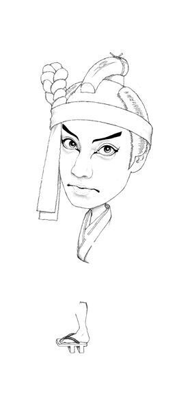 襲名披露興行中の市川團十郎が登場　及川正通イラストの制作過程を公開