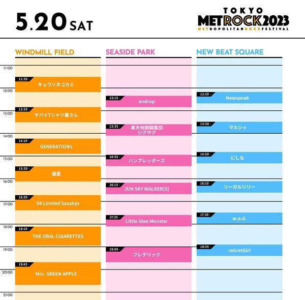 NEWS、野外ライブイベント『METROCK2023』出演決定