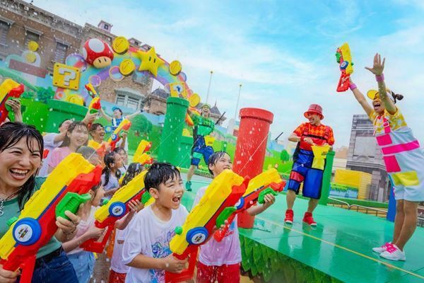 マリオがUSJの夏イベント「NO LIMIT! サマー 2023」で初コラボ　4年ぶり開催の散水ショーレポート