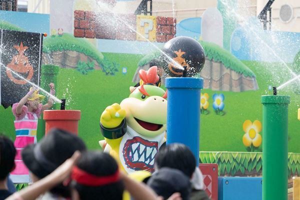 マリオがUSJの夏イベント「NO LIMIT! サマー 2023」で初コラボ　4年ぶり開催の散水ショーレポート
