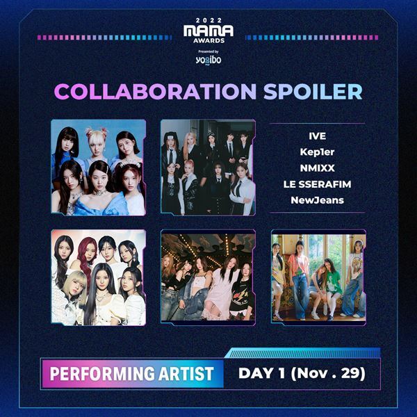BTSのj-hopeによるソロパフォーマンスや新人ガールズグループ5組のコラボほか、『2022 MAMA AWARDS』 追加発表！