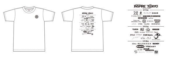 J-WAVEによるファッション＆アートプロジェクトが始動、第1弾で都市型フェス『INSPIRE TOKYO』の公式グッズを販売