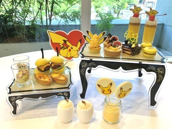 かわいいドリンクやスイーツがいっぱい！　「ピカチュウ アフタヌーンティー」開催中
