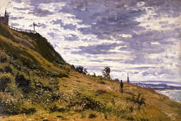 クロード・モネ《サン＝タドレスの断崖》1867年