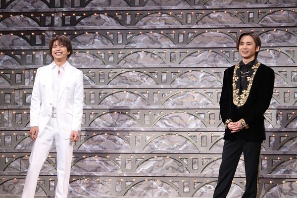 堂本光一、2年ぶりの階段落ち「まだまだやれましたね」　佐藤勝利と劇場＆配信公演2作同時製作の苦労語る