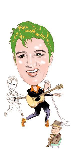 【エルヴィス・プレスリー】及川正通イラストの制作過程をレポート