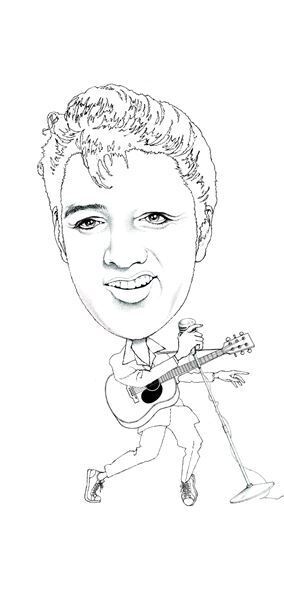 【エルヴィス・プレスリー】及川正通イラストの制作過程をレポート