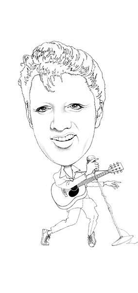 【エルヴィス・プレスリー】及川正通イラストの制作過程をレポート