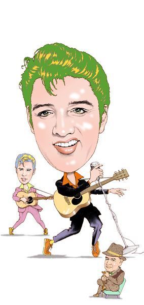 【エルヴィス・プレスリー】及川正通イラストの制作過程をレポート