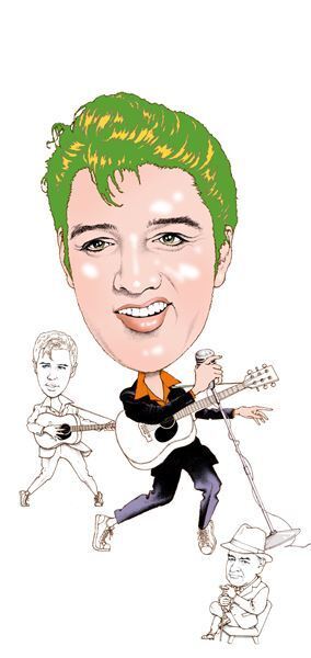 【エルヴィス・プレスリー】及川正通イラストの制作過程をレポート