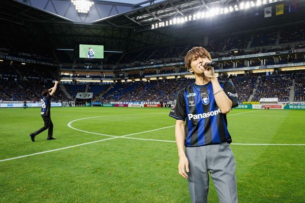 THE BEAT GARDEN、勝利を導く応援歌「Start Over」をパフォーマンス　ガンバ大阪が3連勝【レポート】