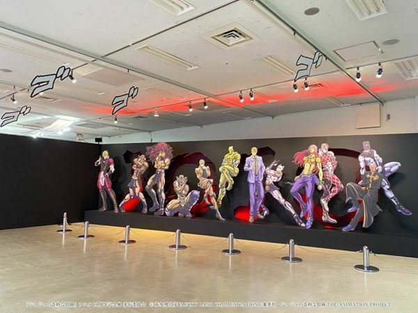 アニメシリーズ10年の軌跡を貴重な資料などでたどる　『ジョジョの奇妙な冒険 アニメ10周年記念展』9月4日まで開催中