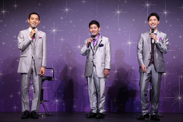 「ディズニー・オン・アイス」会見にミッキー＆ミニー、四千頭身が登場