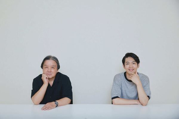 左から）栗山民也、松下洸平 撮影：石阪大輔
