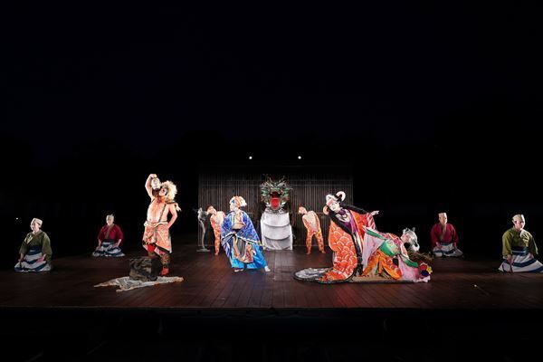 【観劇レポート】駿府城公園で上演 SPAC『天守物語』