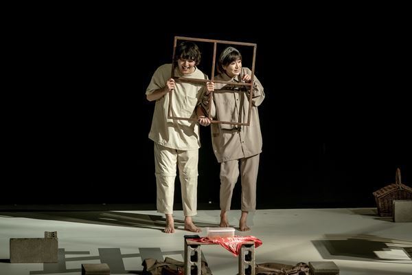 「一つひとつの言葉を自由にキャッチして」南沢奈央と濱田龍臣が初の二人芝居に挑戦するKUNIO10『更地』が開幕