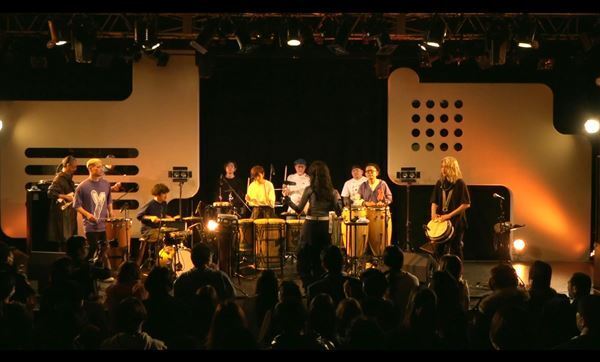 【ライブレポート】ドラムセット、パーカッションで即興演奏　シシド・カフカ主宰新感覚リズムイベント『el tempo』2/10duo MUSIC EXCHANGE公演