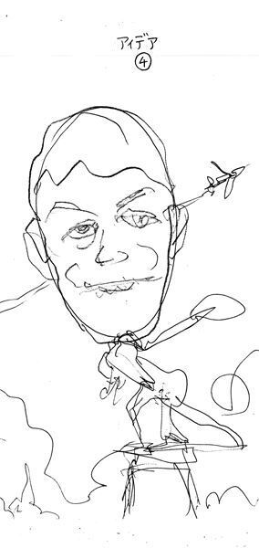 【阿部寛】ぴあ及川正通イラストの制作過程をレポート