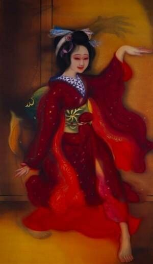《幻覚（踊る女）》1920（大正9）年頃、京都国立近代美術館