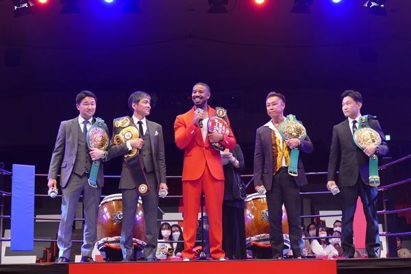 マイケル・B・ジョーダンが初来日！ “ボクシングの聖地”後楽園ホールで『クリード 過去の逆襲』イベント開催