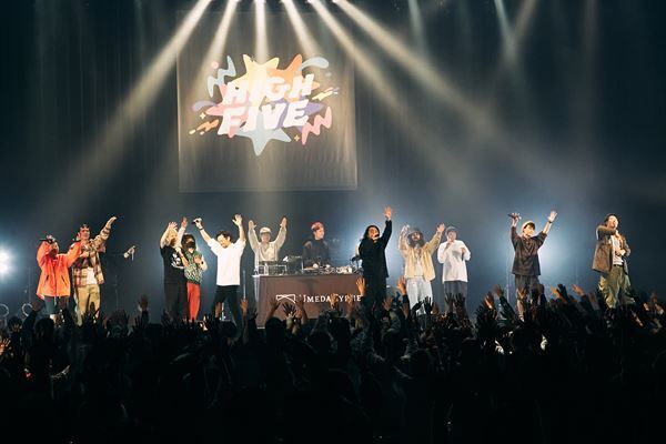 梅田サイファー×RHYMESTER×775『HIGH FIVE 2022』大阪公演オフィシャルレポート