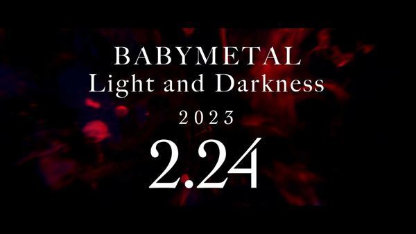 BABYMETAL、新曲「Light and Darkness」ティザー映像第2弾公開