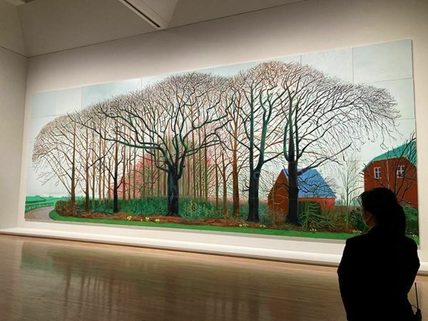全長90メートルに及ぶ大作でノルマンディーの四季をめぐる　『デイヴィッド・ホックニー展』レポート