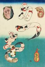 浮世絵に登場するあらゆる猫の姿を紹介『江戸にゃんこ　浮世絵ネコづくし』4月1日より開催