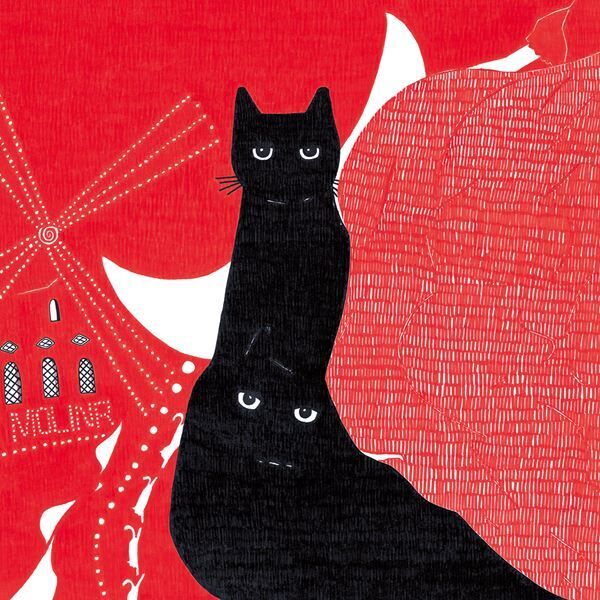 黒猫同盟、ニューアルバム『ムーランルージュの黒猫』収録詳細＆ジャケット公開