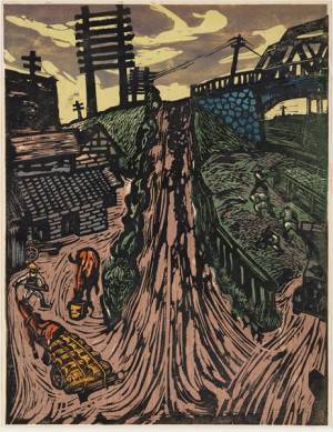 足尾鉱毒事件を主題とした作品を中心に約300点で版画家・小口一郎の生涯を回顧する『小口一郎展』開催