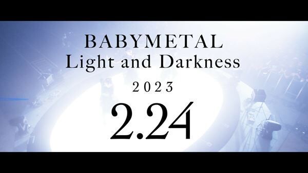 BABYMETAL「Light and Darkness」ティザー映像 #1 より