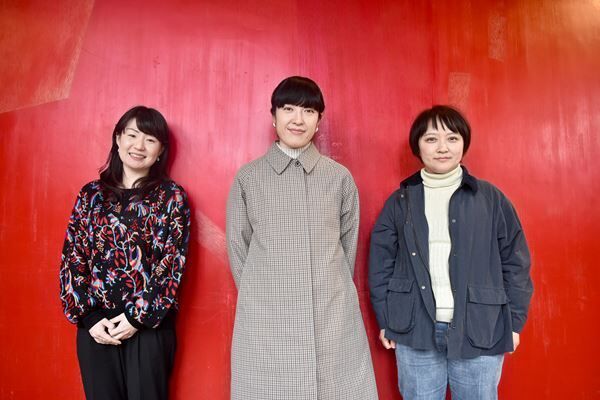 左から）小高知子、松村翔子、千葉沙織Photo by Theodorah Ndlovu