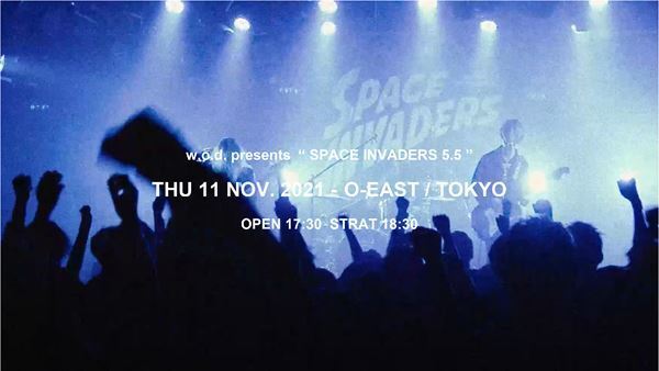 w.o.d.「イカロス」ライブビデオを公開　スプリットツアー九州編の大分公演にSIX LOUNGEがゲスト出演決定