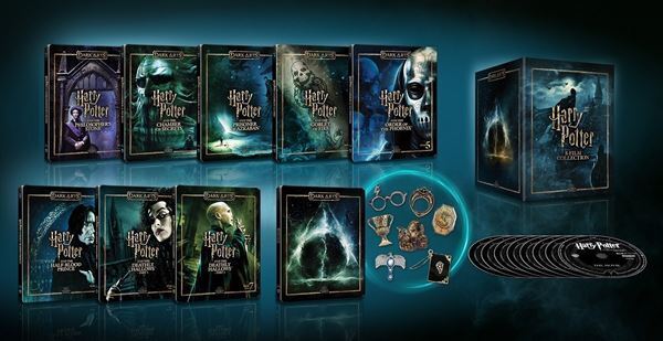 『ハリー・ポッター』シリーズ全8作品、分霊箱ピンバッジ付きのダークアート仕様になって登場