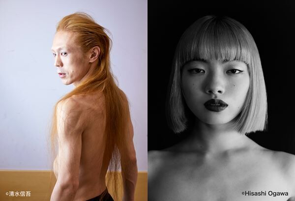 左）森山開次（演出・振付・出演／舞踊家、振付家、演出家） ©清水信吾 ／ 右）アオイヤマダ（ダンサー、モデル、表現者） (C)Hisashi Ogawa