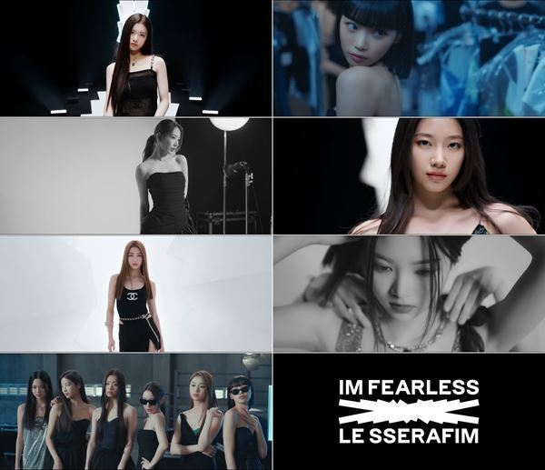 LE SSERAFIM、ランウェイに上がる姿を映した動画「“FEARLESS” SHOW」を公開